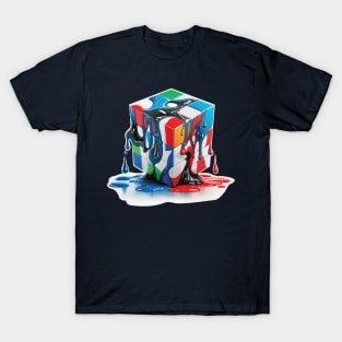 Melting Cube of Color T-Shirt